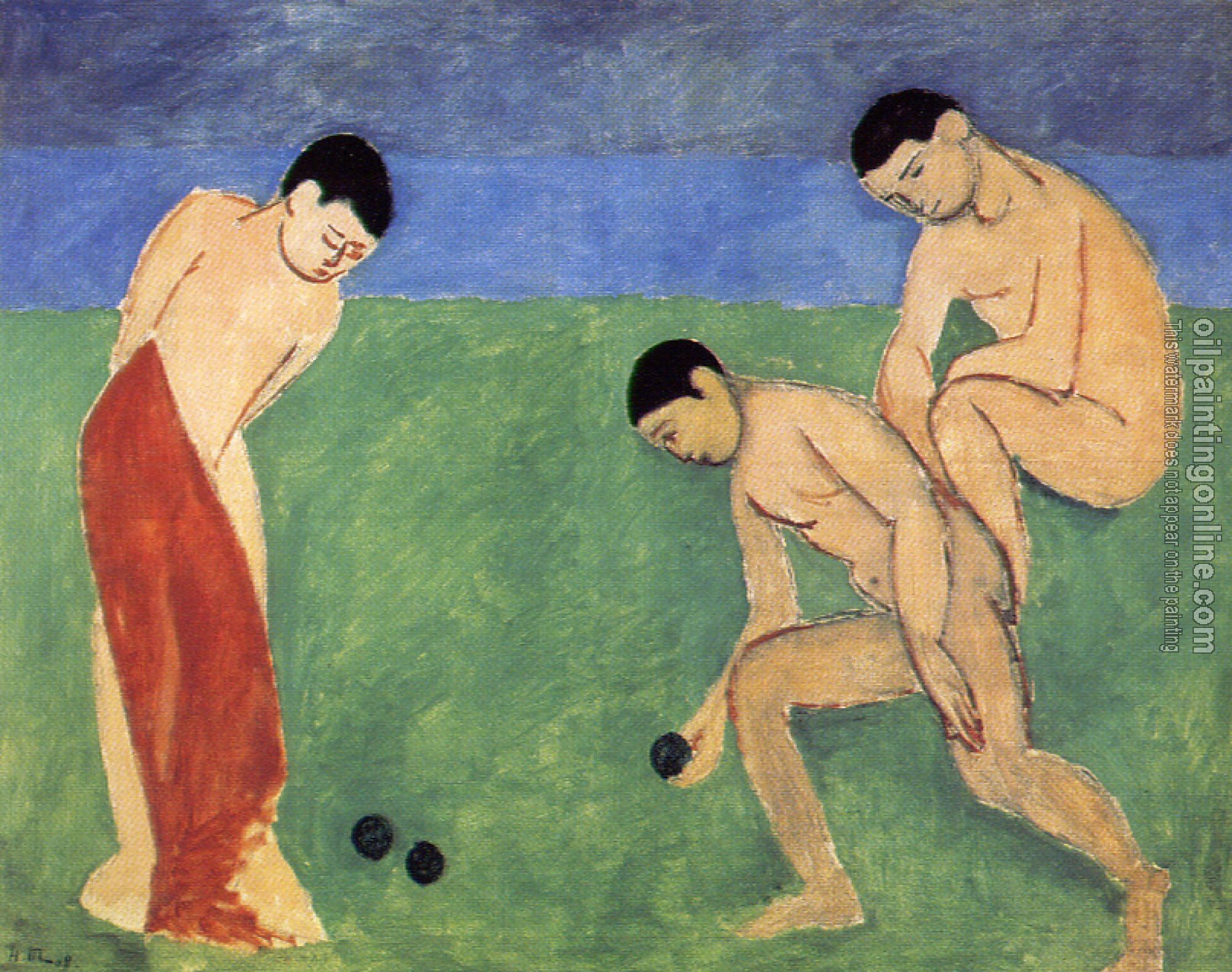 Matisse, Henri Emile Benoit - game of bowls